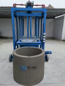 Mesin Pembuat Pipa Lubang Inspeksi Beton Prefabrikasi Mobile Listrik Populer untuk Dijual - Product Image 6