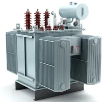 Transformator Daya 3 Fasa Industri Luar Ruangan S13 Berpendingin Minyak dengan Gulungan Aluminium dan Kumparan Toroidal