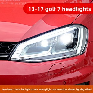 Feux de jour Full LED modifiés pour Golf 7 (2013-2017) – Éclairage de tuning pour blocs optiques YH-20240315 Golf 7 - Product Image 5