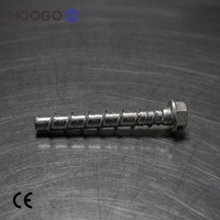 Ancrage à vis en béton détachable et réutilisable certifié S-Class, M12, pour ajustement structurel