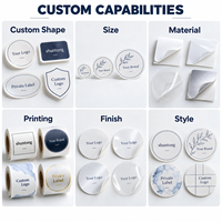 Étiquettes adhésives en papier thermique pour impression thermique, mat, imperméables, pour expédition directe, vente en gros
