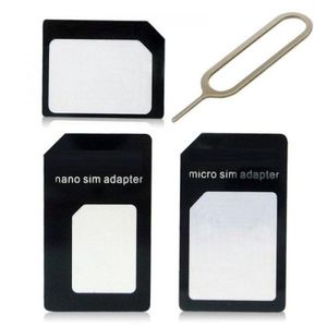 Adaptador de Nano Sim, Micro Sim y Sim Estándar, Color Negro, para Accesorios de Teléfono Móvil - Product Image 1