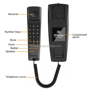 Nouvel arrivage Téléphone de salle de bain d'hôtel Téléphone fixe filaire étanche ABS Gousthouse mural simple et compatible PABX - Product Image 6