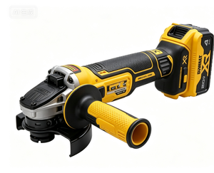 מחיר מפעל מטחנת זווית אלחוטית 20V עם סוללה, חיתוך וליטוש, 5 אינץ', מנוע ללא פחמים, דגם DGA405, איכות גבוהה, נעילת בטיחות - Product Image 1