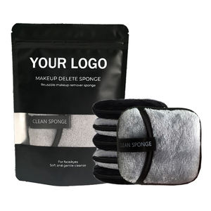 Tampons démaquillants avec bandeaux de serviette pour le visage Spa Lingettes de maquillage réutilisables Chiffons nettoyants pour le visage en coton microfibre <span class=keywords><strong>lavable</strong></span> pour - Product Image 2