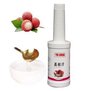 Sirop concentré de jus de litchi en gros pour Bubble Tea et Slush, saveur fruits mélangés, goût sucré, type purée, sirop de fruits - Product Image 3