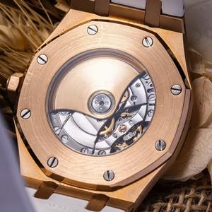 Montre de luxe haut de gamme avec moissanite incrustée, mouvement à quartz premium, bracelet en acier inoxydable, montre unisexe - Product Image 6