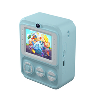 Appareil photo instantané populaire pour enfants, écran 2,4 pouces, carte 32 Go, 3 rouleaux de papier d'impression, filtre 1080P, jeu, cadeau pour enfants de 3 à 12 ans et plus, sécurité garantie