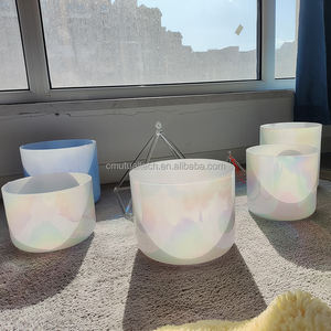Instruments de guérison sonore, bol chantant en cristal de quartz blanc nacré, bol d'énergie en cristal, thérapie sonore, produits spirituels - Product Image 6