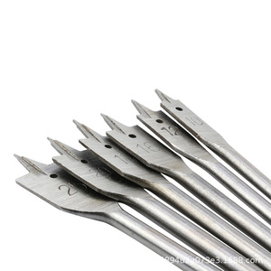 Plug Cutting Bits Forstner 3 Flat Shank High Carbon Steel Woodworking Drill Bits Set 6Pc Bright Finish - Product Image 1