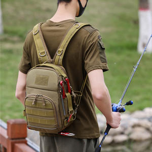 Mochila táctica de doble uso de gran capacidad para hombre, bolsa de pecho multifuncional para deportes al aire libre, bandolera, bolsa doble individual - Product Image 2