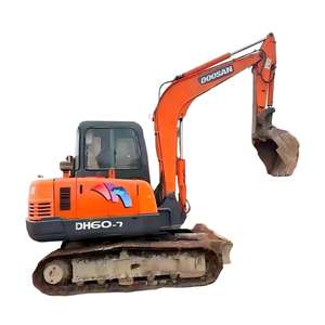 รถขุดดูดซับแรงกระแทก Doosan DH60 มือสอง ราคาถูก 6 ตัน รถขุดไฮดรอลิกขนาดเล็กแบบตีนตะขาบ มีสินค้าพร้อมขาย - Product Image 1