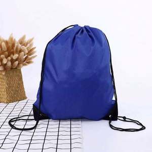 Unisex 210D Polyester Drawstring <b>Backpack</b> Custom Wholesale Sport Gym Yoga Bags with Pull String <b>Wheel</b> Caster Lock Hiking Sports - Product Image 5