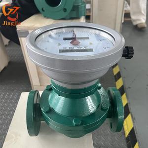 Medidor de Flujo de Engranajes Ovalados de Hierro Fundido OEM Hefei Jingjie para Aceite y Agua, Lectura Mecánica por Puntero, Sin Necesidad de Energía - Product Image 1