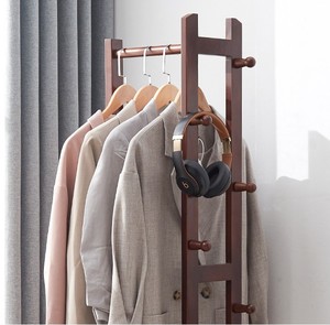 <span class=keywords><strong>Perchero</strong></span> de madera para muebles del hogar, colgador de tela - Product Image 2
