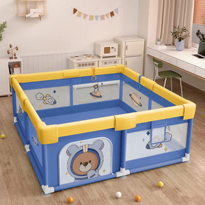 <span class=keywords><strong>Parc</strong></span> <span class=keywords><strong>pour</strong></span> bébé compact et pratique, nouveau design, portable, avec motifs écologiques <span class=keywords><strong>pour</strong></span> la saison d'automne, doté de barrières de sécurité - Product Image 3