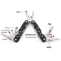 Pince multifonction avec verrou de sécurité, couteau de poche professionnel en acier inoxydable, ensemble de pinces de survie portables, cadeau