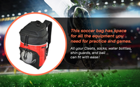 Sac de transport léger et souple pour ballon de football, idéal pour l'extérieur, en polyester imperméable, pour chaussures de football, sac à dos pour chaussures de football, vente chaude OEM