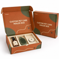 Boîte d'expédition personnalisée pour produits d'élevage avec insert pour emballage e-commerce