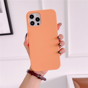Coques de téléphone portable souples de style coréen, coques de téléphone portable liquides en silicone, coque arrière en silicone pour iPhone - Product Image 2