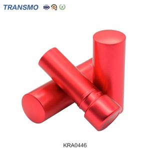 Emballage de tube de rouge à lèvres rechargeable à étiquette privée, tube rond en aluminium pour rouge à lèvres, baume à lèvres, tube de rouge à lèvres en métal - Product Image 4