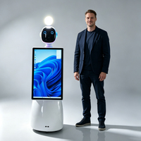 Máquina de Alquiler de Fotomatón Robótico con Pantalla Táctil LCD de 32 Pulgadas, Máquina de Fotomatón Robótica con Impresión Automática de Fotos Selfie