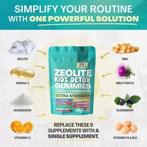 Gomitas de Zeolita <span class=keywords><strong>Detox</strong></span> para Niños TK, Gran Venta en Amazon, Gomitas de Zeolita para Adolescentes y Niños, Venta Directa de Fábrica al por Mayor - Product Image 2
