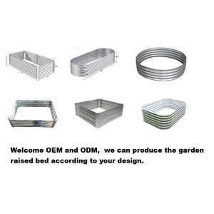 Kit de jardinières surélevées ovales en acier galvanisé, style américain, durable et écologique, pour légumes et fruits, de la marque Outdoor Guard Silver - Product Image 6