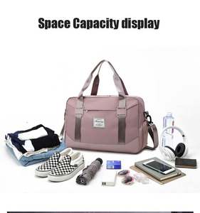 Sac de sport de voyage à grande capacité avec logo personnalisé, nouveau design, vente chaude, sac de sport portable pour femmes avec compartiment à chaussures - Product Image 3
