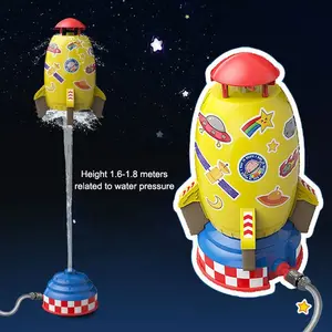 Vendita calda Spray Water Rocket Launcher Toy For Summer Outdoor Party Toys Kids Garden Water Sprinkler Rocket Toys