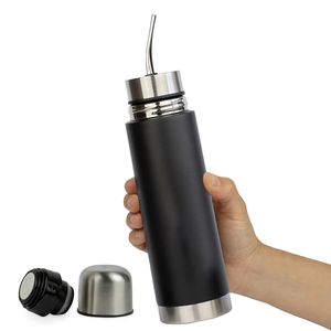 Bouteille isotherme personnalisée en acier inoxydable 2-en-1 avec bombilla intégrée pour Yerba <span class=keywords><strong>Maté</strong></span> - Product Image 1
