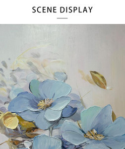 Fabbrica all'ingrosso di 100% ad alta trama opera d'arte fatta a mano soggiorno decorazione <span class=keywords><strong>realismo</strong></span> pittura a olio di fiori - Product Image 2