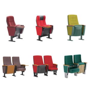 Großhandel Maßgefertigter Theater-<span class=keywords><strong>Auditorium</strong></span>-Kirchen-Fitnessstudio Metall-Klappstuhl mit Schreibplatte - Product Image 6