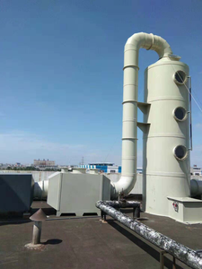 Venta caliente polipropileno FRP biogás aire químico wet scrubber filtro FORGAS maquinaria de eliminación para eliminar impurezas H2S Scrub - Product Image 2