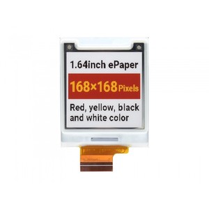 Pantalla cuadrada de papel electrónico (G) de 1,64 pulgadas, 168 x 168, Rojo/Amarillo/Negro/Blanco - Product Image 5