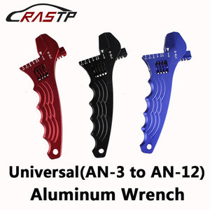 Adjustable Wrench 3AN-12AN Metric Serrated Jaw Anti-Slip Handle Car Modification Tool - Product Image 4
