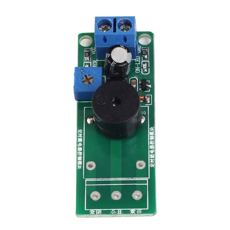 12V B Sound Buzzer Module Alarm Time Relay Control Module Adjustable Reverse Gear Prompt Tone Signal Beep Power Prompt