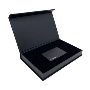 Scatole Regalo per Carte di Credito <span class=keywords><strong>VIP</strong></span> con Stampa Personalizzata del LOGO, Goffratura, Laminazione Opaca, Rivestimento in Spugna, Chiusura Magnetica, Confezione Promozionale - Product Image 1