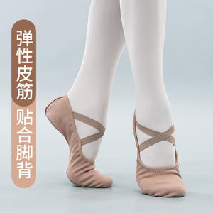 Zapatillas de baile para niños de calidad profesional, suela blanda de lona, zapatos de Ballet para Yoga, gimnasio, niñas, <span class=keywords><strong>mujer</strong></span>, hombre, bailarina para bailar - Product Image 2
