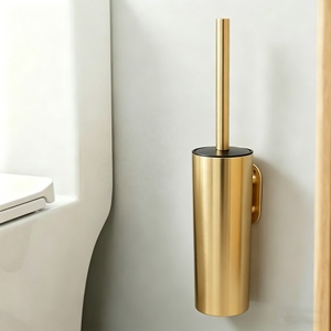 Accessoire de salle de bain moderne mural <span class=keywords><strong>mat</strong></span> <span class=keywords><strong>WC</strong></span> <span class=keywords><strong>brosse</strong></span> de toilette propre avec support porte-<span class=keywords><strong>brosse</strong></span> de toilette <span class=keywords><strong>suspendu</strong></span> pour salle de bain - Product Image 6