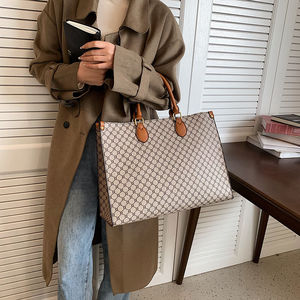 Bolso de Mano Grande con Cierre de Cremallera, Maletín de PU para Mujer, Bolsa para Dinero, Suministro ODM para Oficina y Cuadernos, 8113 - Product Image 4