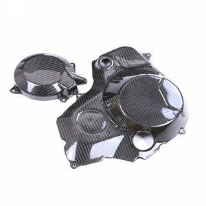 Couvercle de moteur en fibre de carbone sèche 3K pour Kawasaki H2 H2R 2015+, coque de protection du moteur de moto - Product Image 5
