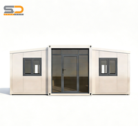 Nouvelle conception de conteneur de 10 pieds, maison préfabriquée, mini-maison, maison en acier, villa, entrepôt, salle d'exposition, kit de maison conteneur
