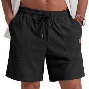 <b>Men's</b> Casual Multicolor Custom Design Corduroy <b>Shorts</b> 100% Polyester Breathable Drawstring Closure Ripped Elastic Waist Relaxed - Product Image 5