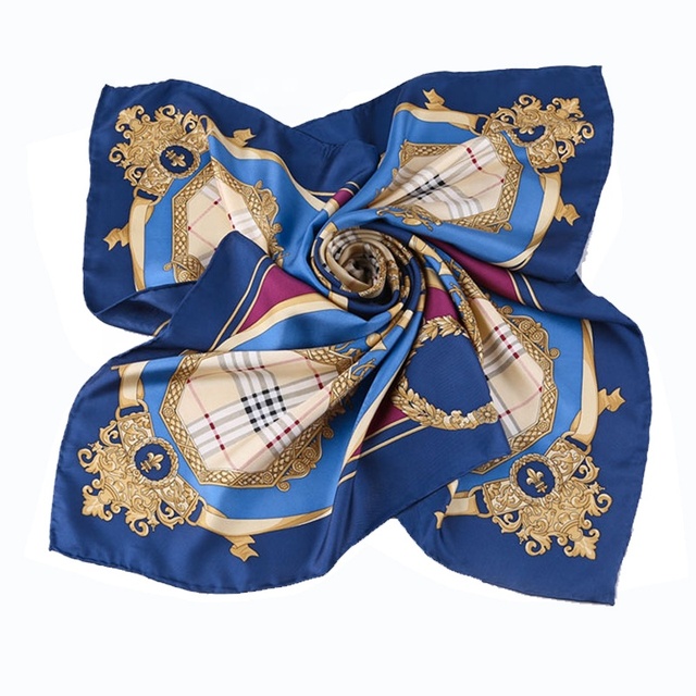 New Design Chinese Printed Women Scarf Wholesale New Twill Silk Scarf