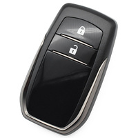 Télécommande universelle professionnelle à 2 boutons ZB35-2, clé de proximité vierge non programmée pour système d'entrée sans clé automobile