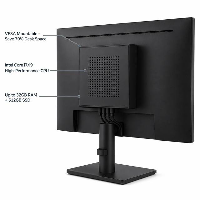 New GREELAN Mini PC Intel Core I3/i5/i7 Hexa Core 4GB 256GB SSD + HDD Windows 11 Home/Student/Educational/Business Use
