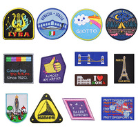 Parches Bordados Personalizados con Logotipo 3D al por Mayor, Etiquetas Cosidas, Insignias, Accesorios, Adornos para Prendas DIY