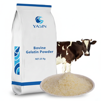 Capsules certifiées Halal et Casher, Gélatine de peau de bovin nourri à l'herbe, Poudre de gélatine de bœuf en sachets