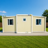 Solution de logement préfabriqué extensible de 20 pieds, blanc ivoire, étanche, robuste, pour conteneur promotionnel et cabine préfabriquée en vrac
